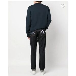 Evisu Men's Deep Indigo Skinny Jeans